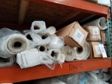 Various rolls of plastic sheeting 20x200 and clear tubing 20x500'