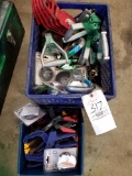 Harness locks, clamps, wire cup brushes and wheels, metal grips