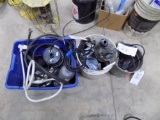3 containers of submersible pumps
