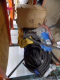 Rubber hose, 4 splitters, hot water tank