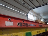 Werner 40' orange fiberglass extension ladder