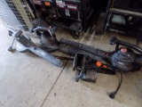 3 electric blowers, chainsaw