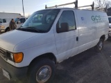 2005 Ford Econoline work van, approx 187,000 miles,