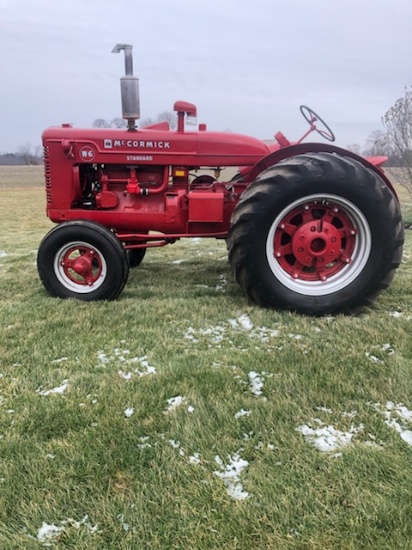 IH W-6 tractor, restored, Ser #43174
