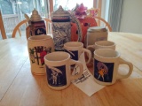 Assorted Beer Stiens & When it Rains it Pours Mugs