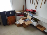 Folding Chair, Card Table, Household Items