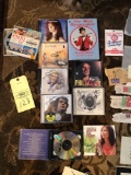 Signed CD's - stamp collection - signed book
