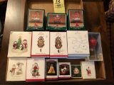 2 boxes of Hallmark keepsake ornaments