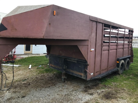 16' hillsboro gooseneck livestock trailer