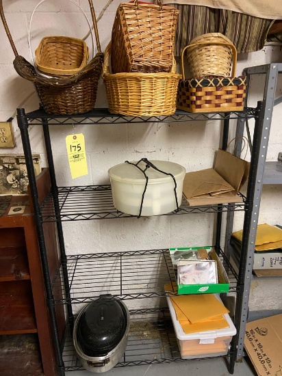 Wire Rack Shelf, Baskets, Roaster
