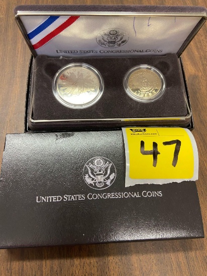 (2) United States Congressional Coins