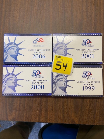 (4) United States Mint Proof Sets