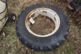 12.4 - 28 mounted tractor tire