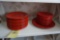 Pier 1 Imports red plates