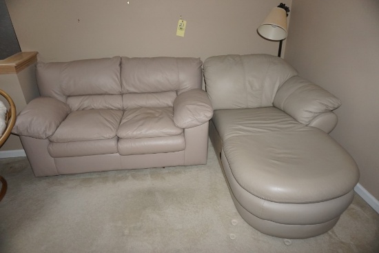 Clean 2-cushion sofa - End extension sofa
