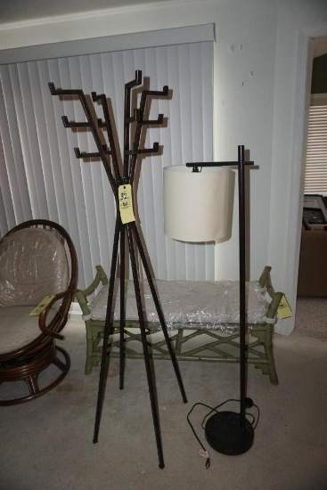 Hall tree - Floor lamp
