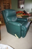 Action Industries reclining leather chair