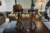 Dancing Native man tables