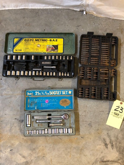 Socket sets, bit set