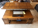 Lift top coffee table 54?x28?
