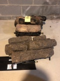 Gas fireplace inserts w/ logs