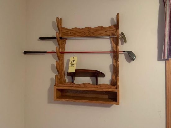 Gun Rack & Golf Clubs