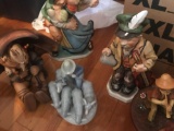 Large Hummel and German figurines