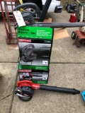 Electric blower and gas blower with accessories