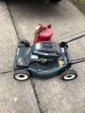 Craftsman push mower with gas can