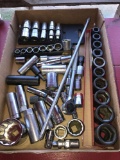 Assorted sockets and torque wrench, some Craftsman