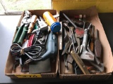 Assorted hand tools, 2 boxes