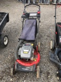 Snapper self-propelled push mower with bagger