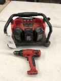 Milwaukee multi-bay charger - drill