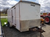 Challenger 16' cargo trailer, barn doors