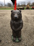 Concrete bear garden statue