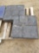 Concrete stamps, Ashlar slate, 8 hard, 2 flex stamps