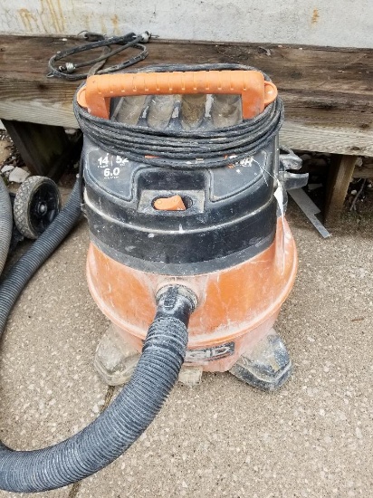 Rigid shop vac, 14 gal.