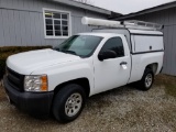 2012 Chevy Silverado pickup, automatic, 58,381 miles, with ARE cap