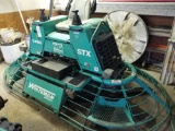 Whitman 55HP JD diesel turbo ride-on trowel, 10', 444 hrs., plus float pans