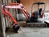 Kubota KX91-3 mini excavator with 3' bucket, 8,385 hrs.