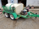 Magnum power washing trailer, 500 gal tank, 3500 psi washer and water pump