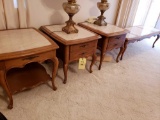 (3) End Stands and Coffee Table