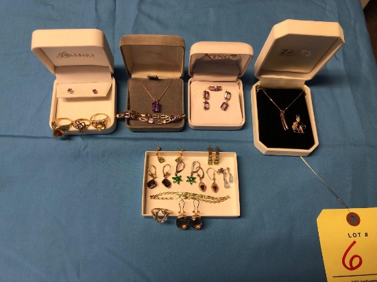 Assorted Jewelry Marked 14k and 10k (Most Earrings From Sets Are Not Marked)