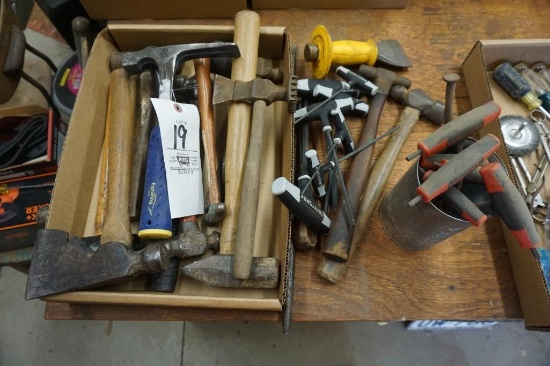 Hammers, hatchets, allen wrenches