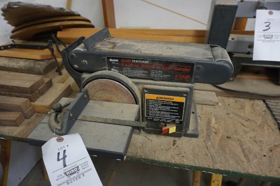 Sears Craftsman 4x36 belt / 6 inch disc sander