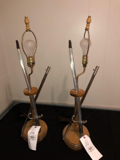 (2) sword lamps