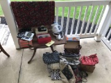 Nikon N60 Camera w/ 50&70 MM lenses, Steamshot, Nintendo DS, Table, Purses, Hallway Rug