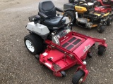 YAZOO KEES Zero turn riding mower, 61 inch deck, 1915 hours, not running. Kohler engine.