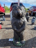 Concrete standing bear