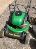 John Deere self-propelled mower.